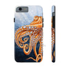 Dancing Octopus With Bubbles Blue Art Mate Tough Phone Cases Iphone 6/6S Case