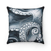 Dark Blue Tentacles Octopus Watercolor Pillow 20 × Home Decor
