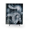 Dark Octopus Tentacles Watercolor Shower Curtain 71 × 74 Home Decor