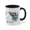 Doodle Horse Ink Art Accent Coffee Mug 11Oz