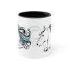 Doodle Horse Ink Art Accent Coffee Mug 11Oz