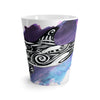 Doodle Purple Blue Orca Whale Watrercolor White Latte Mug Mug