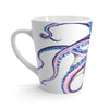 Purple Octopus Dance Ink  Art Latte mug