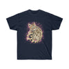 Copy of Cute Bengal Cat Kitten Blue Splash Ink Watercolor Art Dark Unisex Ultra Cotton Tee