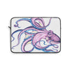 Purple Octopus Dance Ink Art Laptop Sleeve