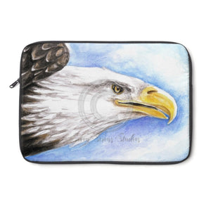 Eagle Portrait Watercolor Ink Art Laptop Sleeve 13