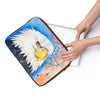 Eagle Dream Catcher Watercolor Ink Art Laptop Sleeve