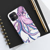 Purple Octopus Dance Ink Art Case Mate Tough Phone Cases