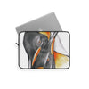 Emperor Penguin Love Watercolor Art Laptop Sleeve