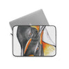 Emperor Penguin Love Watercolor Art Laptop Sleeve