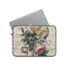 Floral Bouquet Vintage Music Peony Tulip Art Laptop Sleeve