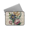 Floral Bouquet Vintage Music Peony Tulip Art Laptop Sleeve