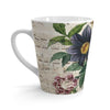 Floral Bouquet Vintage Music Peony Tulip Art Latte Mug 12Oz Mug