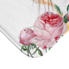 Fox And The Roses Watercolor Bath Mat Home Decor