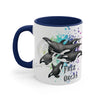 Free Orca Killer Whales Pod Splash Ink Accent Coffee Mug 11Oz