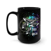 Free Orca Whales Splash Black Mug 15Oz