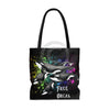 Free Orca Whales Splash Black Tote Bag Bags