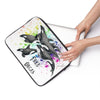 Free Orca Whales Splash White Laptop Sleeve