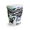Free Orcas Rainbow Splash Latte Mug 12Oz Mug