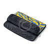 Funky Doodle Blue Yellow Swirls On White Laptop Sleeve