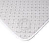 Funky Doodle Pattern On White Bath Mat Home Decor