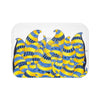 Funky Doodle Pattern On White Bath Mat Small 24X17 Home Decor