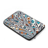 Funky Grey Doodle Ink Laptop Sleeve