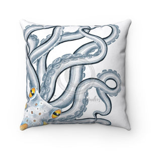 Funky Octopus Ink Ii Square Pillow 14X14 Home Decor