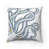 Funky Octopus Ink Ii Square Pillow 14X14 Home Decor
