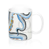 Funky Octopus Nautical Watercolor Art Mug 11Oz