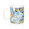 Funky Octopus Nautical Watercolor Art Mug 11Oz