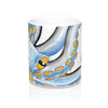 Funky Octopus Nautical Watercolor Art Mug 11Oz