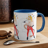 Funky Pin Up Costume Lady Ink Art Accent Coffee Mug 11Oz