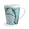 Great White Shark Nautical Green Watercolor Art Latte Mug 12Oz Mug