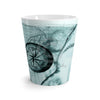 Great White Shark Nautical Green Watercolor Art Latte Mug Mug