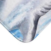 Great White Shark Watercolor Art Bath Mat Home Decor