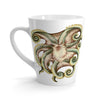 Green Cute Octopus Art White Latte Mug Mug