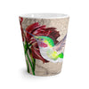 Green Hummingbird Vintage Map Tulips Latte Mug 12Oz Mug