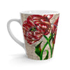 Green Hummingbird Vintage Map Tulips Latte Mug Mug