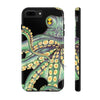 Green Kraken Octopus On Black Exotic Case Mate Tough Phone Cases Iphone 7 Plus 8