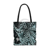 Green Octopus Art Vintage Map Chic Tote Bag Bags