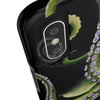 Green Octopus Black Case Mate Tough Phone Cases