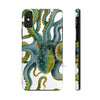 Green Octopus Black Case Mate Tough Phone Cases Iphone X