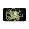 Green Octopus Compass Watercolor Ink Bath Mat Large 34X21 Home Decor