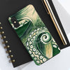 Green Octopus Tentacle Watercolor Case Mate Tough Phone Cases