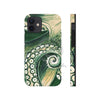 Green Octopus Tentacle Watercolor Case Mate Tough Phone Cases Iphone 12 Mini