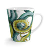 Green Octopus Tentacles Art White Latte Mug 12Oz Mug