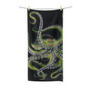 Green Octopus Tentacles Dance Polycotton Towel 30X60 Home Decor