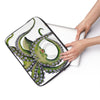 Green Octopus Tentacles Ink White Art Laptop Sleeve