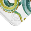 Green Octopus Tentacles Watercolor Art Bath Mat Home Decor